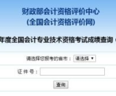 会计初级成绩查询2017,时间、入口、合格标准全解析